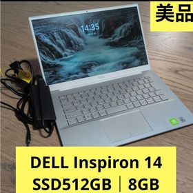 デル(DELL)の美品✨DELL Inspiron 14 500 高速SSD512G 8GB i7(ノートPC)