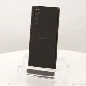 【中古】SONY(ソニー) Xperia 5 64GB ブラック SOV41 auロック解除SIMフリー 【295-ud】