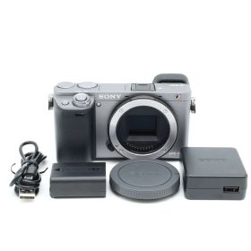 美品！SONY α6000 ボディ グラファイトグレー ILCE-6000 H ミラーレス一眼