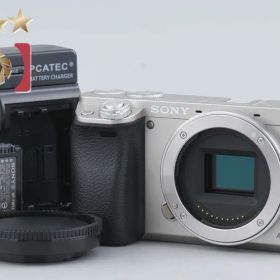 【中古】SONY ソニー α6000 ILCE-6000 シルバー ミラーレス一眼カメラ 多言語対応