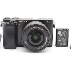 【返品保証】★美品★ソニー SONY α6000 ILCE-6000 レンズキット SELP1650 16-50mm★ L348#6928