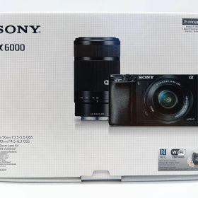 SONY ミラーレス一眼 α6000 ダブルズームレンズキット シルバー ILCE-6000Y S