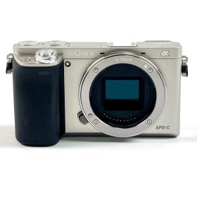 ソニー SONY α6000 ボディ ILCE-6000 S シルバー デジタル ミラーレス 一眼カメラ 【中古】