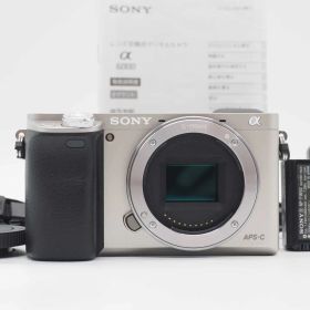 ソニー Sony a6000 ILCE-6000 24.3MP Digital Camera Silver 1832 Shots [新品同様] #Z5997A