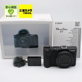【極上品】 Canon PowerShot V1 ブラック Vlogカメラ コンパクトデジタルカメラ #0710377