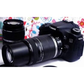 キヤノン(Canon)のCanon EOS 70D☆高性能標準＆望遠☆一眼レフカメラ☆Wi-Fi(デジタル一眼)