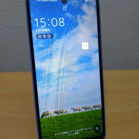 【LM-1-0075】AQUOS wish5 ブルー 本体