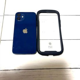 Apple iPhone 12 本体 ブルー sim フェイスカバー付き 美品
