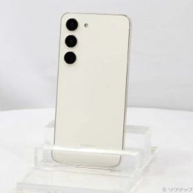 ソフマップ 〔中古品〕 Galaxy S23 256GB クリーム SCG19 au SIMフリー【349】