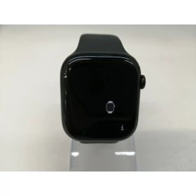 【中古】Apple Apple Watch Series10 46mm GPS ジェットブラックアルミニウムケース/ブラックスポーツバンド (S/M) MWWP3J/A【札幌】保証期間1ヶ月【ランクB】