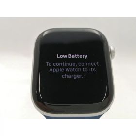 【中古】Apple Apple Watch Series10 46mm GPS シルバーアルミニウムケース/デニムスポーツバンド (M/L) MWWM3J/A【ECセンター】保証期間1ヶ月【ランクB】