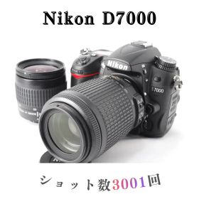 美品 Nikon D7000 ダブルズームセット ショット数極少 望遠 一眼レフ