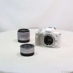 ソフマップ 〔中古品〕 EOS Kiss M ダブルレンズキット ホワイト【262】