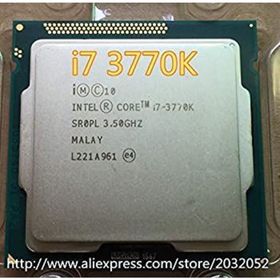 【中古】「非常に良い」Cailiaoxindong Core ?770K i7 3770K 3.5Ghz/8MB 4コアソケット 1155/5 GT/s DMI デスクトップCPU(PCパーツ)