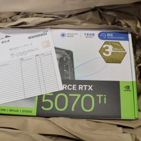 新品未開封 PNY GeForce RTX 5070 Ti 16GB 3年保証