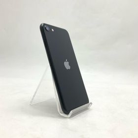 アップル(Apple)の【全額返金保証】【最速発送】Apple iPhone iPhone SE（第3世代） 64GB ミッドナイト Softbank SIMフリー 動作確認済(スマートフォン本体)