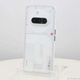 Phone (3a) 256GB ホワイト A10400157 SIMフリー ［6.77インチ有機EL／Snapdragon 7s Gen 3 Mobile Platform／RAM:12GB／ナノS