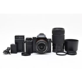 ソニー(SONY)の7,679回》SONY α7 ボディ ILCE-7 ダブルレンズセット 9973(ミラーレス一眼)