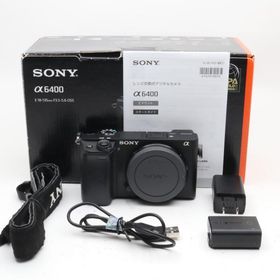 【シャッター回数：19000回】SONY α6400 ILCE-6400 ボディ ブラック 〔SONY E マウント〕