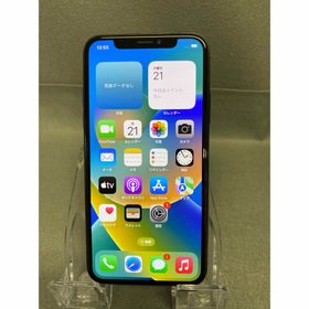 美品 国内版 SIMフリー iPhone X 256GB スペースグレイ色(スマートフォン本体)