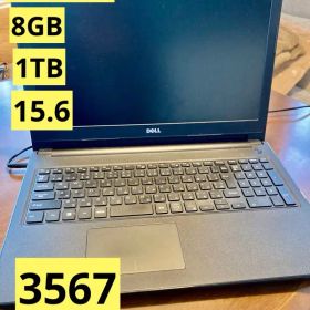 DELL inspiron15 3567 COREi3 8GB 1TB 15.6