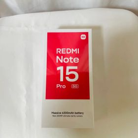 REDMI Note 15 Pro 5G ブラック8RAM256ROM