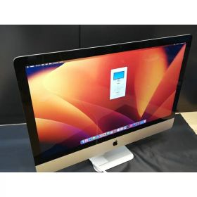 【中古】Apple iMac 27インチ CTO (Mid 2017) Core i5(3.4G)/8G/512G(SSD)/Radeon Pro 570【立川フロム中武】保証期間1ヶ月【ランクB】