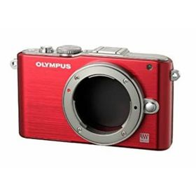 OLYMPUS ミラーレス一眼 PEN Lite E-PL3 ボディ レッド E-PL3 BODY RED(ミラーレス一眼)