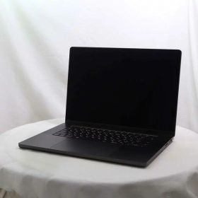 【中古】Apple(アップル) MacBook Pro 16.2-inch Late-2023 MRW13J／A Apple M3 Pro 12コアCPU_18コアGPU 18GB SSD512GB スペースブラック 〔15.3 Sequoia〕 【377-ud】