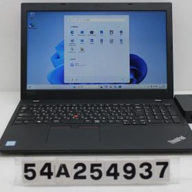 Lenovo ThinkPad L590 Core i5 8265U 1.6GHz/8GB/256GB(SSD)/15.6W/FWXGA(1366x768)/Win11 外装打痕あり【中古】【20260205】