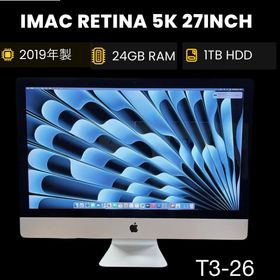アップル(Apple)の【大画面】iMac Retina 5K 27インチ 2019 / メモリ24GB(デスクトップ型PC)