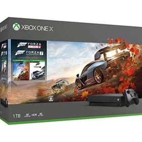 【中古】「非常に良い」Xbox One X Forza Horizon 4/Forza Motorsport 7 同梱版 (CYV-00062)(家庭用ゲーム機本体)