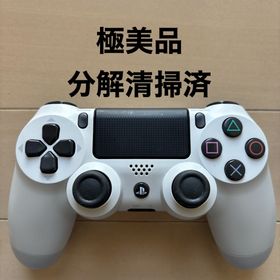 極美品 SONY PS4 純正 コントローラー DUALSHOCK 4 ホワイト(家庭用ゲーム機本体)