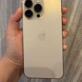 iPhone13Proゴールド バッテリー交換済 動作良好 レンズヒビ有