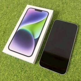 【送料無料】アップル/Apple アイフォン/iPhone 14 Plus 128GB バッテリー容量:84％ カラー:パープル SIMロック無し 残債無し iPhone14Plus本体 /D4845