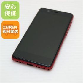 アンドロイド(ANDROID)の新品同様 Rakuten Mini クリムゾンレッド M555(スマートフォン本体)