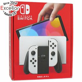 ニンテンドースイッチ(Nintendo Switch)の任天堂 Nintendo Switch 有機ELモデル HEG-S-KAAAA ホワイト 元箱あり(家庭用ゲーム機本体)