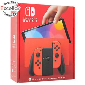 ニンテンドースイッチ(Nintendo Switch)の任天堂 Nintendo Switch 有機ELモデル マリオレッド HEG-S-RAAAA 元箱あり(家庭用ゲーム機本体)