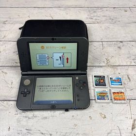 ニンテンドウ(任天堂)のNintendo 3DSLL RED-001 任天堂 ゲーム機 3DS ソフト付(家庭用ゲーム機本体)