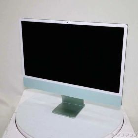【中古】Apple(アップル) iMac 24-inch Mid-2021 MJV83J／A Apple M1 8コアCPU_7コアGPU 8GB SSD512GB グリーン 〔15.7 Sequoia〕 【377-ud】