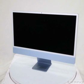 【中古】Apple(アップル) iMac 24-inch Mid-2021 MJV93J／A Apple M1 8コアCPU_7コアGPU 16GB SSD512GB ブルー 〔14.8 Sonoma〕 【377-ud】