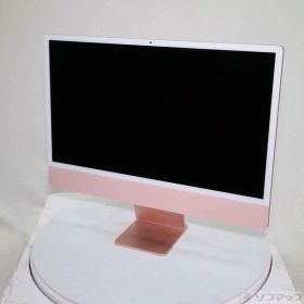 【中古】Apple(アップル) iMac 24-inch Mid-2021 MGPN3J／A Apple M1 8コアCPU_8コアGPU 8GB SSD512GB ピンク 〔macOS v15.7.5〕 【377-ud】