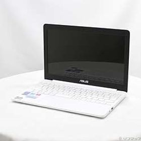 E203MA E203MA-4000W2 パールホワイト ［Celeron N4000 (1.1GHz)／4GB／eMMC64GB／11.6インチワイド／Windows10 Home Sモード(64ビ