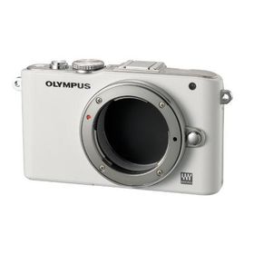 OLYMPUS ミラーレス一眼 PEN Lite E-PL3 ボディ ホワイト E-PL3 BODY WHT(中古品)