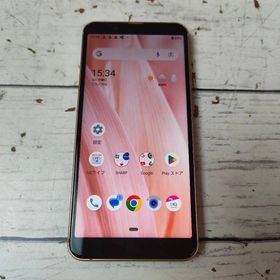 シャープ(SHARP)のAQUOS アクオス sense3 basic SHV48 ピンク 本体のみ(スマートフォン本体)