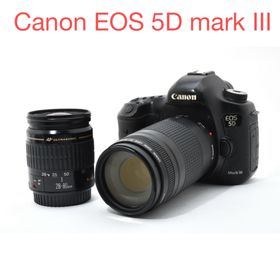 キヤノン(Canon)のキャノン Canon EOS 5D mark III標準&望遠ダブルレンズセット(デジタル一眼)