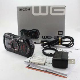 【中古】RICOH 防水デジタルカメラ RICOH WG-30W カーボングレー 防水12m耐ショック1.5m耐寒-10度 RICOH WG-30W GL 04621