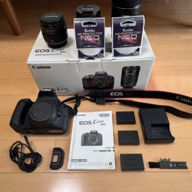 【美品】Canon eos kiss x9i ダブルレンズ＋単焦点＋バッテリー
