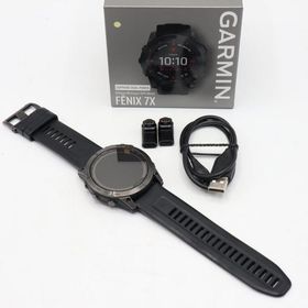 【ボーナスストア+5％】GARMIN fenix 7X Sapphire Dual Power 010-02541-31 Ti Carbon Gray DLC/Black スマートウォッチ ガーミン 本体