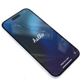 【質みなみ】■au■iPhone15 128GB ブルー MTML3J/A △■中古